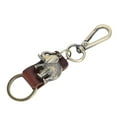 thumbnail image 3 of Car Keychain, Strong Leather Keychain, 2Pcs Durable Retro Shapes Of Elephants For Family Friends Pendant Gifts Keychain, 3 of 8