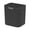 Black, variant on OU Wall-Mounted Bathroom Trash Can, 1.3 Gallon Self-Adhesive Hanging Trash Bin with with Lid & Removable Bag Ring, Space-saving Trash Can for Bathroom