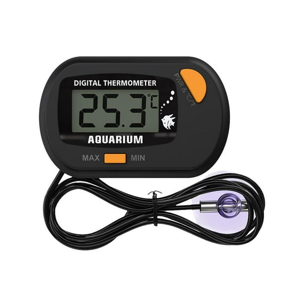 NUEVO termómetro digital LCD para acuario, sonda para vivero, agua marina, N5R4
