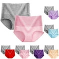 thumbnail image 3 of Xunlbb Underwear Women Pack,2pcs Women's Briefs Comfortable Cotton High Waist Underwear Women Sexy Panties (Hot Pink 3XL) on Clearance, 3 of 3