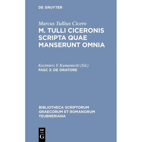 Bibliotheca Scriptorum Graecorum Et Roma de Oratore, Book 1171, (Hardcover)