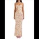 thumbnail image 1 of Vestido Tubo con Hombros Descubiertos para Mujer, Estilo Corsé, Plisado, Ajustado, para Invitada de Boda Formal, Conjunto de Dos Piezas. Impresión M, 1 of 9