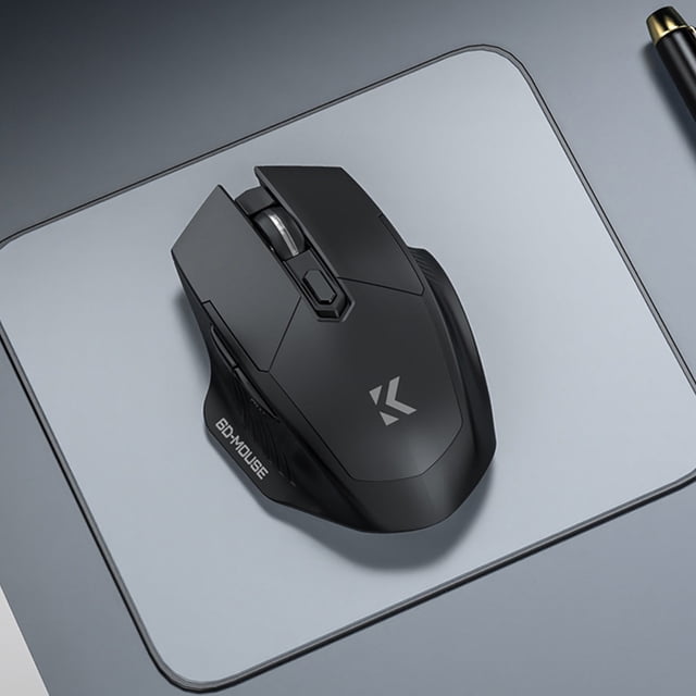 Dual Mode Wireless Bluetooth Mouse, 1600 DPI Adjustable, Type-C Charging, Silent Click, Portable Ergonomic Design for Laptop/PC, Office & Gaming Mouse with Receiver