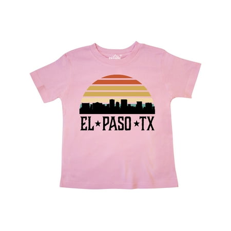 

Inktastic El Paso Texas Skyline Retro Gift Toddler Boy or Toddler Girl T-Shirt