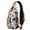 Camel-2, variant on Crossbody Sling Backpack for Women Men Ocean Starfish Map Blue Shoulder Sling Crossbody Casual Chest Bag for Travel Sports Running Hiking