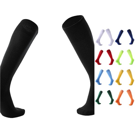 XIAONU Women's Breathable Knee Socks Solid Tone Daily Wear Calf Stockings
