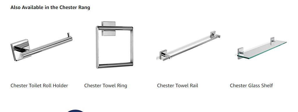 Croydex Flexi-Fix™ Chester Robe and Towel Hook, No Drilling Required