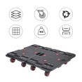 thumbnail image 3 of 2Pcs Moving Dolly, Heavy Duty Furniture Rolling Mover, Interlocking Moving Dolly with 4 Wheels for Couch Boxes Heavy Items, 23.6 x 15.9 inch 330 Lbs Capacity Each Count, 3 of 8