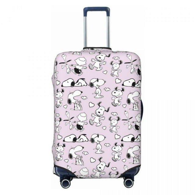Custom Cute Cartoon Snoopy Luggage Cover Elastic Travel Suitcase Protective Covers Suit For 18-32 inch