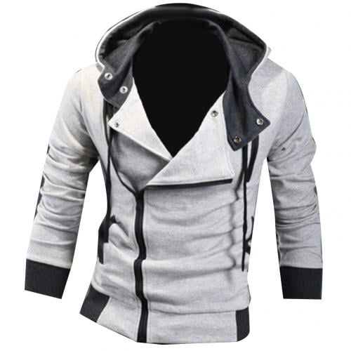 Mens Plus Size Sweatshirt Jackets   Sportswear Stand Collar Sliming Jackets