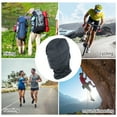 thumbnail image 3 of Unique Bargains 1 Pc Quick-drying Ice Silk Solid Balaclava Face Mask Navy Blue, 3 of 5