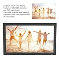 thumbnail image 4 of 21.5 Inch Digital Picture Frame, 1920x1080 IPS HD Screen Digital Photo Frame, Wall Mountable Electronic Picture Frame with Slideshow, Share Photos and Videos, Support 32GB Memory, 4 of 7