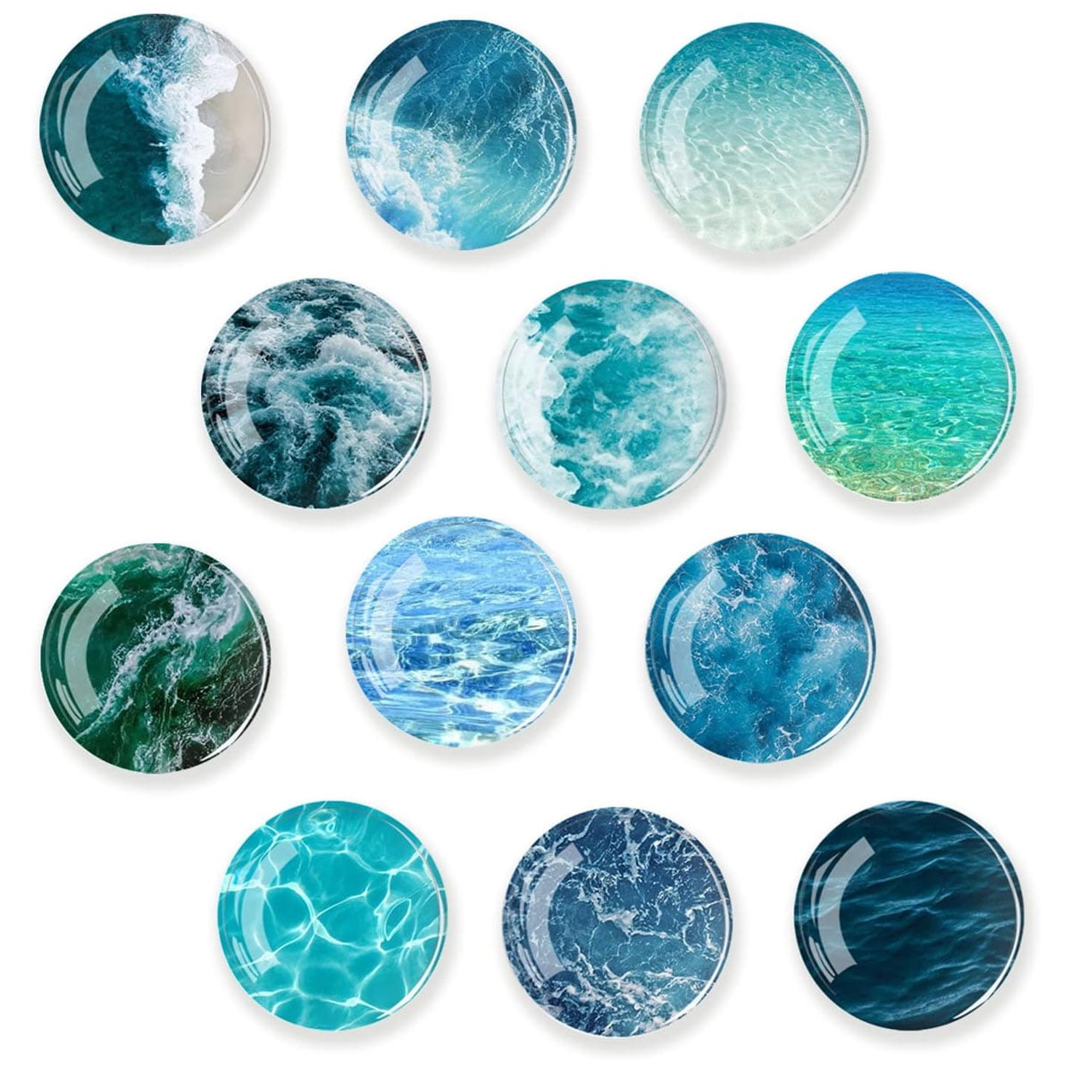 Lot de 50 aimants colorés pour réfrigérateur, tableau blanc, cuisine