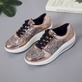 thumbnail image 5 of Zhaomeidaxi Women's Walking Shoes Sequin Lightweight Non Slip Tennis Sneakers Lady Girls Comfort Wedge Platform Athletic Running Shoes, 5 of 8