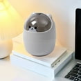 thumbnail image 6 of Small Trash Can with Lid, Mini Trash Can for Bathroom, Office and Bedroom, Small Bathroom Garbage Can with Swing Top, Compact Waste Basket for Desk, Dorm & Home, Gray - Xuniizn, 6 of 7