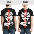 thumbnail image 3 of Cobra Kai 3d Printed T-Shirt Short Sleeve Tees Shirt For Boys Girls, 3 of 7