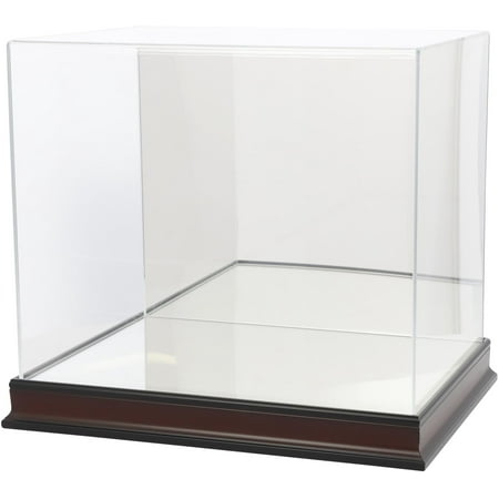 Antique Mahogany Helmet Display Case with Mirror Back - Fanatics Authentic Certified