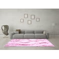 thumbnail image 3 of Ahgly Company Indoor Rectangle Abstract Pink Contemporary Area Rugs, 8' x 10', 3 of 4