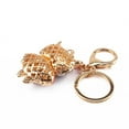thumbnail image 3 of Yosoo Sparkling Charm Rhinestone Alloy Metal Keychain Keyring Handbag Bag Decoration Clear Big Eyed Owl(Black and red), 3 of 7