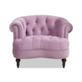 thumbnail image 2 of Jennifer Taylor Home La Rosa Victorian Tufted Accent Chair Lavender, 2 of 5