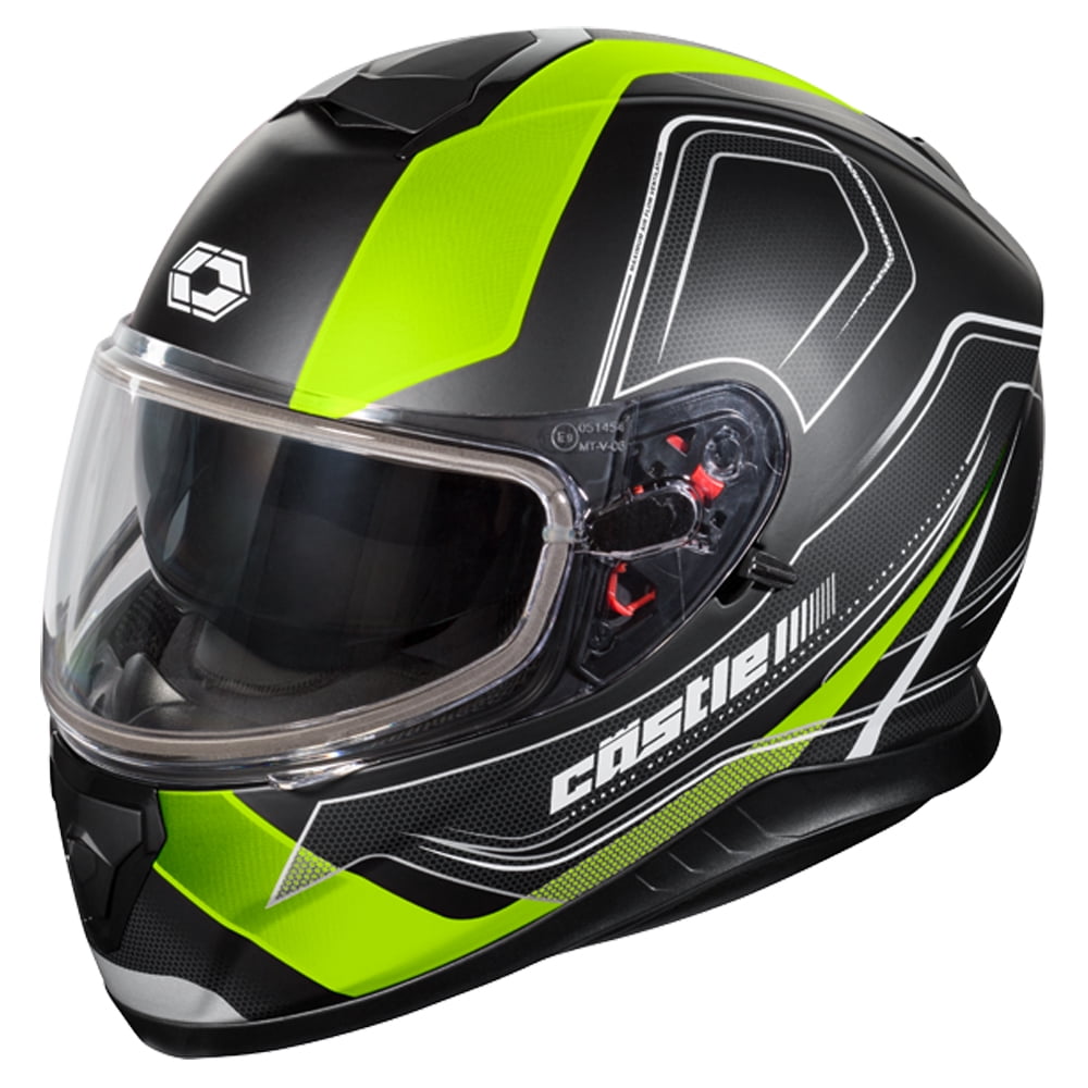 Castle X, Adult Full Face Snowmobile Helmet DOT Thunder3 SV