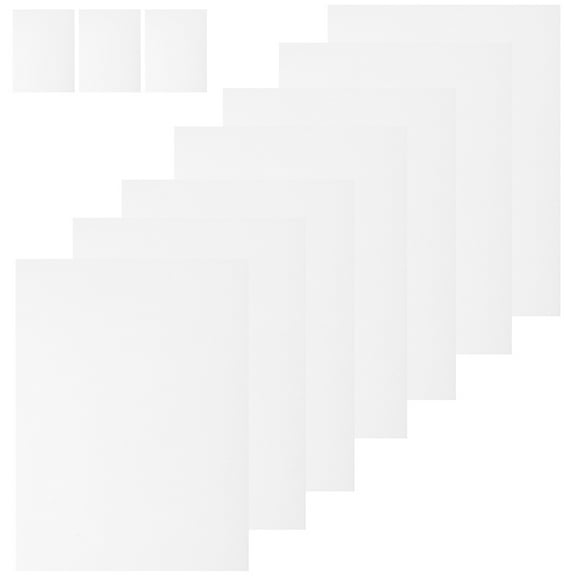 MLINS 10 Pcs Decoration Project Foam Foam Board for Projects 30.00X20.00X0.50CM White