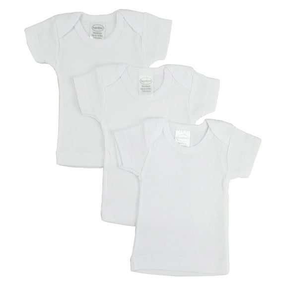 Bambini T-shirt à Manches Courtes Blanc Nouveau-Né