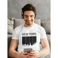 thumbnail image 2 of New York Nights T-Shirt Men -Smartprints Designs, Male 3X-Large, 2 of 4