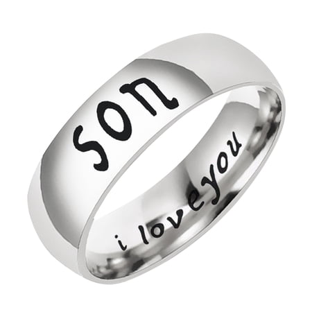 Boy Rings Size 7 UPC 090082245987 - Ring for Son Alloy Silver Plated Jewelry Simple ...