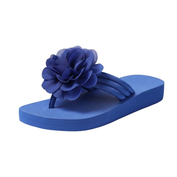 ibiyuan Arch Support Flip Flops for Women Wedge Thong Sandals for Women Non- Woven Sole Home Slippers Women Quick Dry Womens Walking Shoes