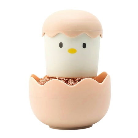 

Bluelans Smooth Brush Eggshell Brush Easy to Clean Cartoon Creative Shape Palm Brush for Home