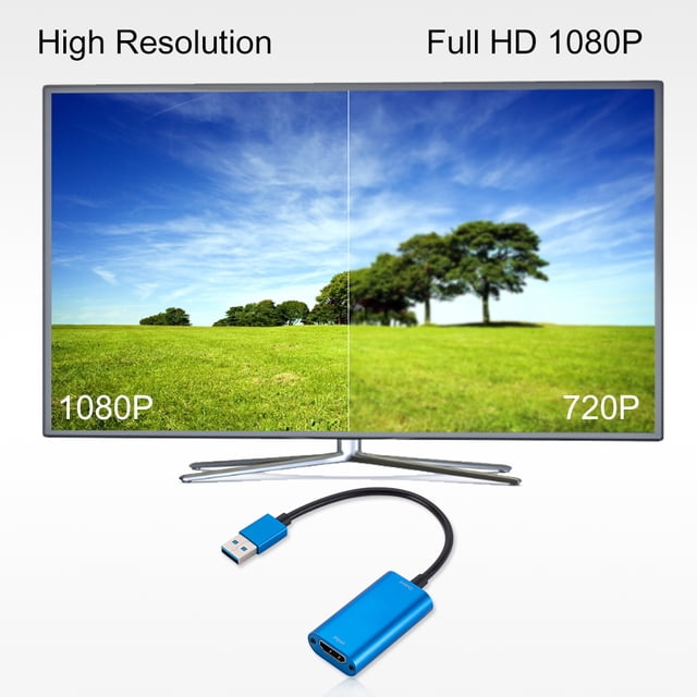 Tarjeta de captura de video Compatible con HDMI a USB 4K 1080P Game Record (USB3.0)