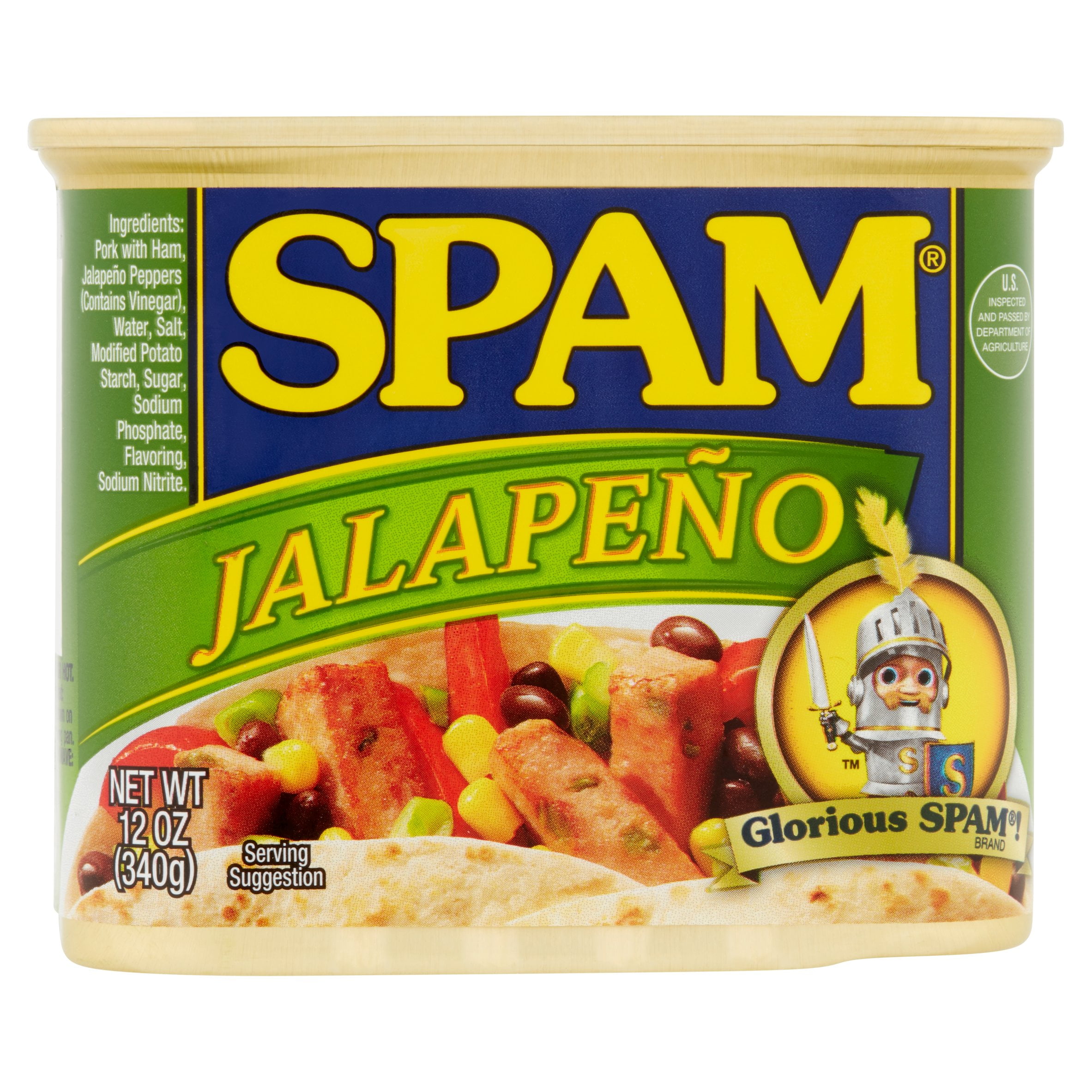 Spam Jalapeno Canned Meat 12 oz. Pull-Top Can by Hormel Foods Corporation