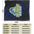 thumbnail image 3 of University of Delaware Logo Fleece Blanket, Very Soft Microfiber Flannel Blanket for Couch Warm and Cozy for All Seasons, 3 of 6