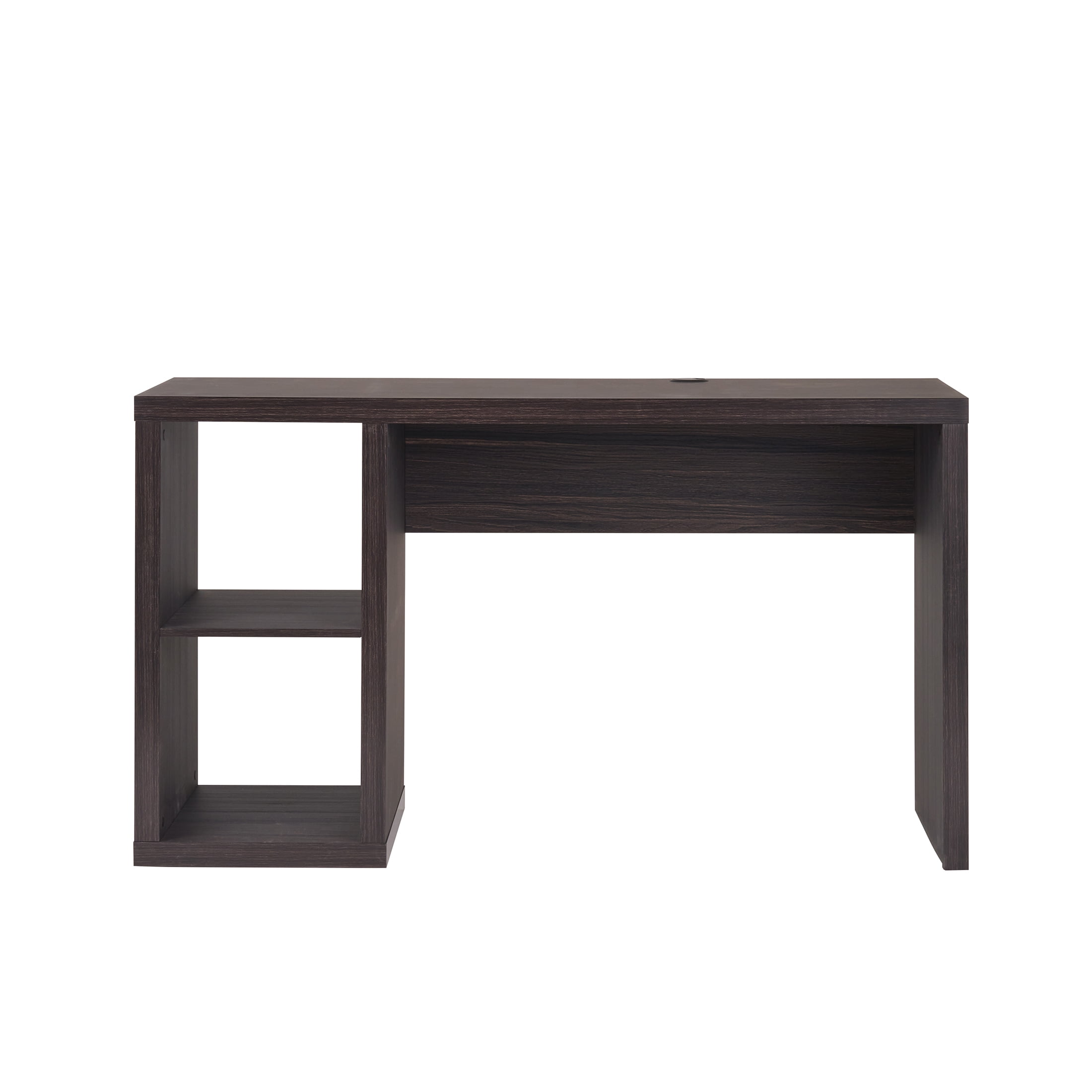 Better Homes & Gardens Cube Storage Office Desk, Tobacco Oak