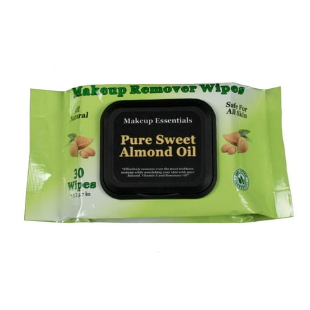 (2 pack) Pure Almond Oil Makeup Remover Wipes