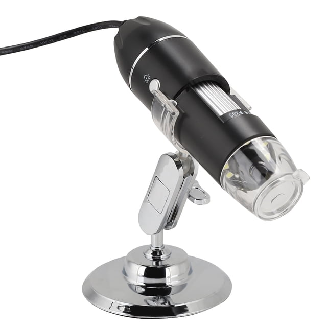 Cámara USB, Microscopio Digital Ajustable, Lente Macro 1600X Para Grabación De Vídeo Dinámica Y Toma De Fotos
