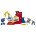 thumbnail image 1 of Playskool Héros Transformers Bots de Sauvetage Tide High Rescue Rig Playset, 1 of 5