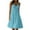 Blue, variant on asdoklhq Maternity Dress,Womens Fashion Holiday Summer Solid Color V Neck Sleeveless Party Beach Slip Dress