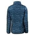 thumbnail image 3 of ETSU Buccaneers Cutter & Buck Women's Rainier PrimaLoft Eco Insulated Printed Full-Zip Puffer Jacket - Navy, 3 of 3