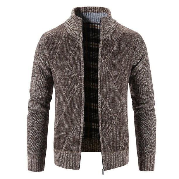 pstuiky Camisas para hombre de manga larga, Sudadera deportiva de cuello alto grueso de manga larga de color sólido de moda para hombre tops de invierno para hombre l