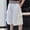White, variant on Girls' Cargo Shorts White Lightweight Summer Casual Shorts with Elastic Waist for Big Kids, Athletic Play Shorts for Girls 7-15 Years,Size 13-14 T