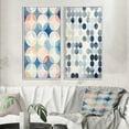 thumbnail image 1 of Designart "Circular Retro Aquarelle Indigo Secrets V" Art Mural Géométrique Moderne Encadré Ensemble de 2 - Art Mural Encadré Bleu Moderne Ensemble de 2, 1 of 6