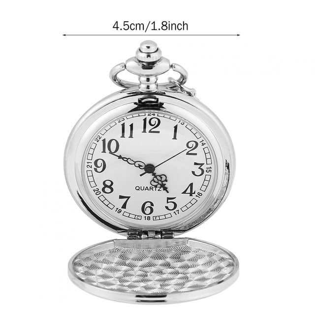 LYUMO Classical Pocket Watch, Pocket Watch Quartz Analog With Chain For Gift For Girlfriend