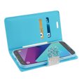 thumbnail image 3 of Reiko brand for Galaxy J3 Emerge Diamond Rhinestone Wallet Case In Blue, 3 of 4
