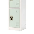 thumbnail image 5 of AdirOffice ALHI629204MGRN Steel Storage Locker, 4 Compartment, 12 x 12 x 72 in., Misty Green, 5 of 8