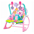 thumbnail image 1 of Silla Vibradora Mecedora De Bebe Musical Con Juegos Rosa, 1 of 5