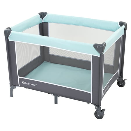 UPC: 0090014032166 | Baby Trend Portable Nursery Center Playard with Travel Bag – Twinkle Blue  Unisex