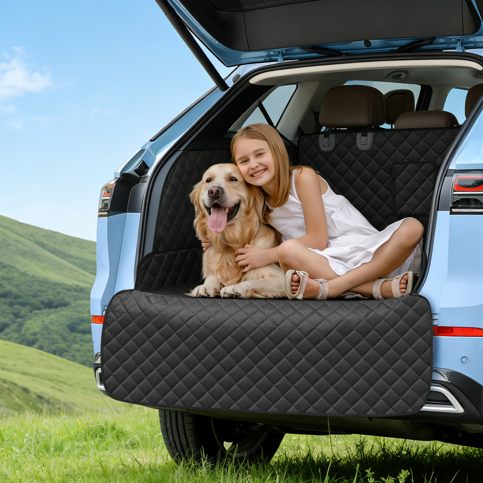 Smatto Waterproof Dog Cargo Liner for SUVs and Sedans photo 8