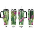 thumbnail image 2 of Halloween Ghost Tumbler with Handle Insulated Stainless Steel 40oz Tumbler Handle Lid Straw Halloween Mug for Hot Cold Drinks Gifts for Women Men, 2 of 5